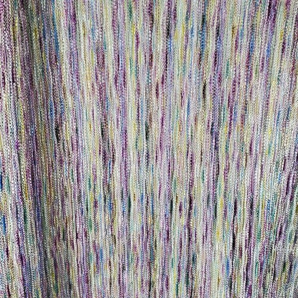 Linda Lundström Multicolor One Size Open Drape Cardigan Tunic Sweater Lavender - Picture 8 of 8